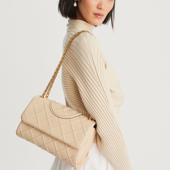 NWOT Tory Burch Fleming Soft Convertible Leather Shoulder Bag - Picture 7 of 16